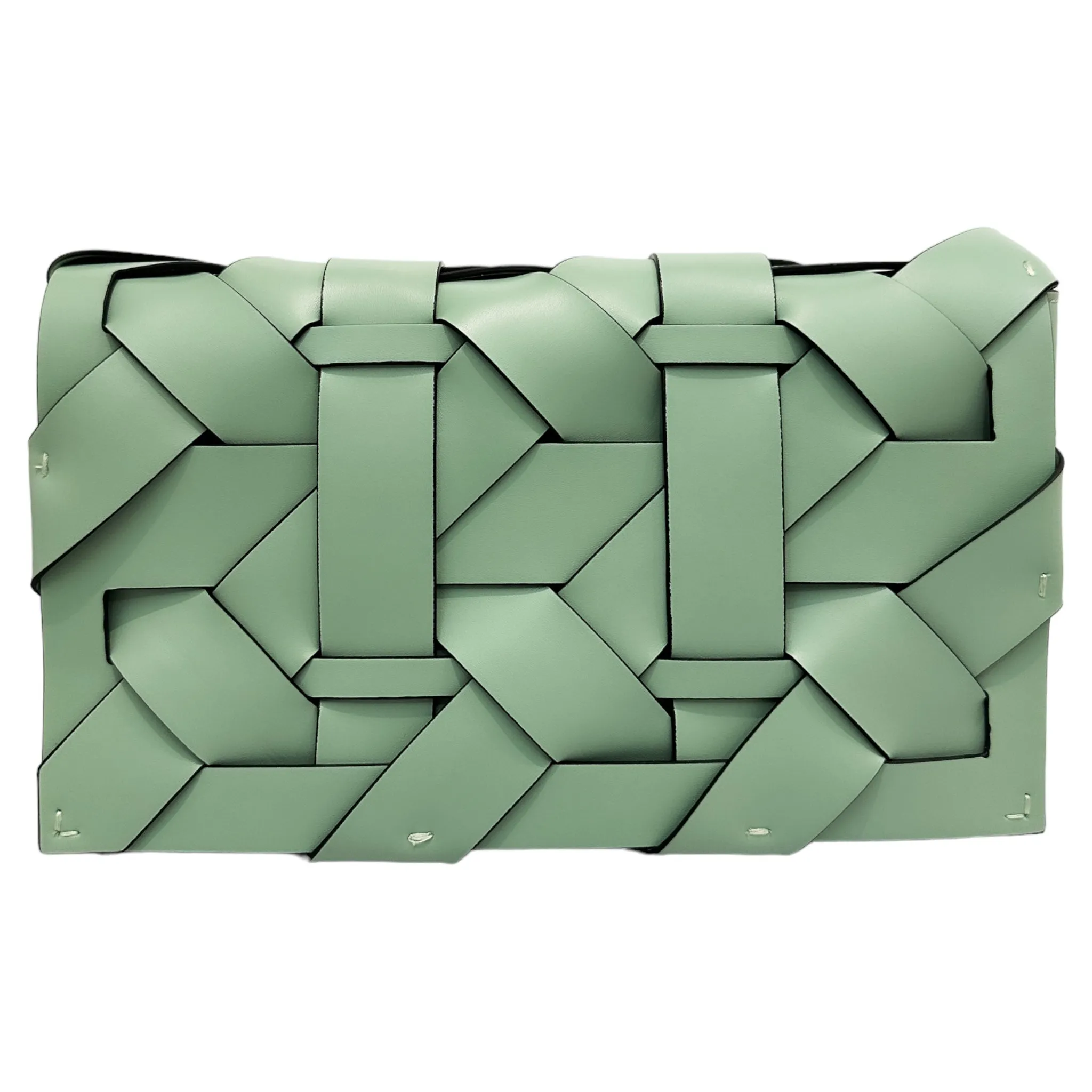 The ZENOBIA WOVEN CLUTCH