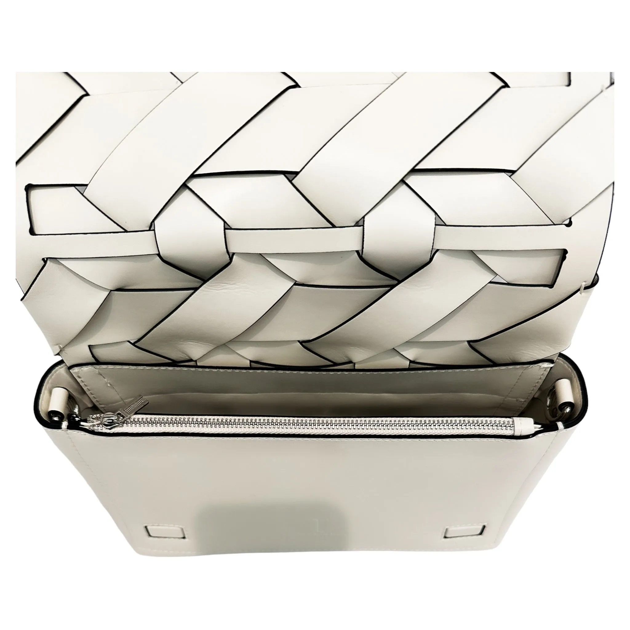 The ZENOBIA WOVEN CLUTCH