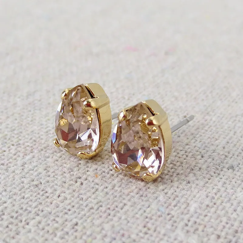 Tiny Pear Post Earrings