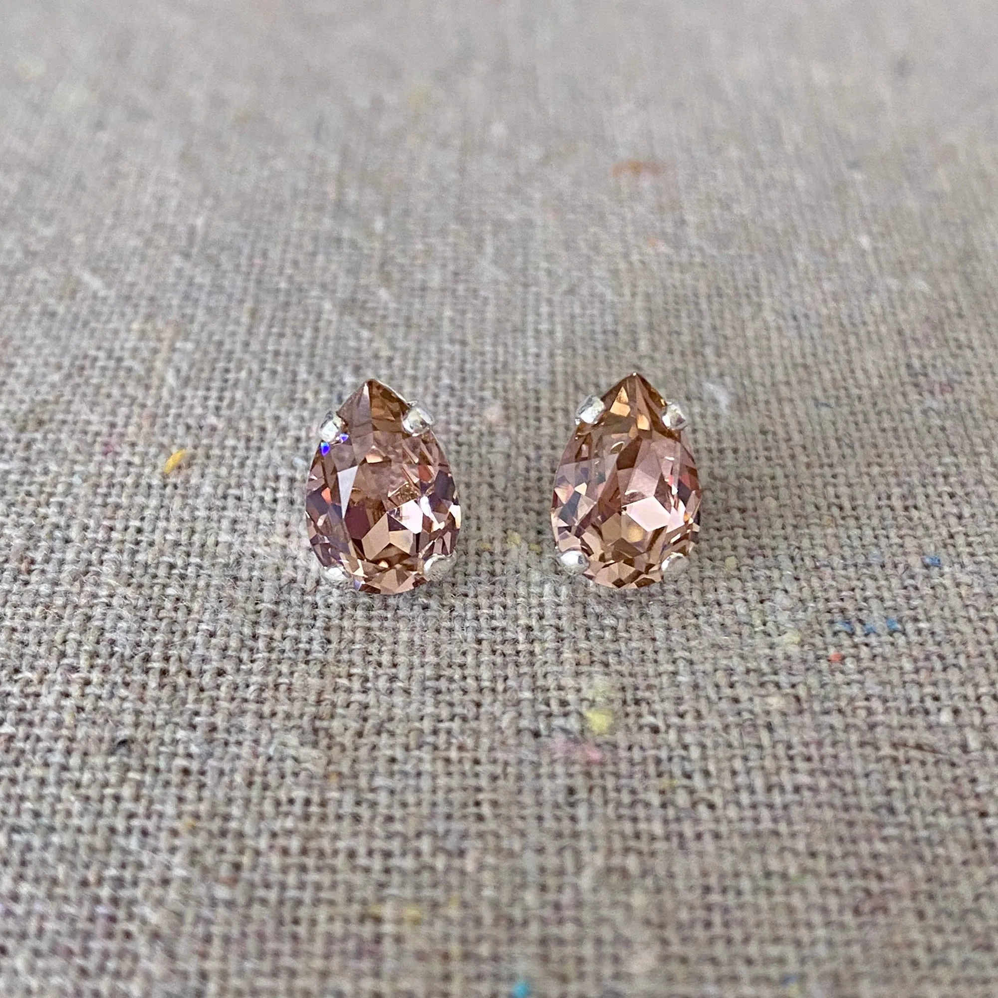 Tiny Pear Post Earrings