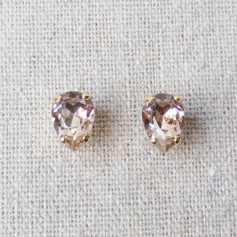 Tiny Pear Post Earrings