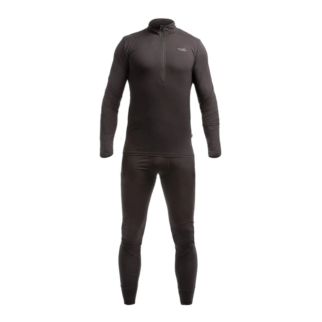 Ultra Bamboo Long Underwear Set Men (Black)