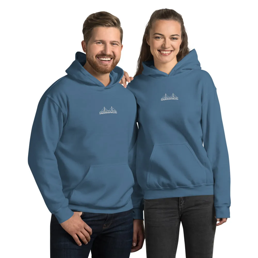 Unisex Hoodie Embroidered Savannahwood Logo