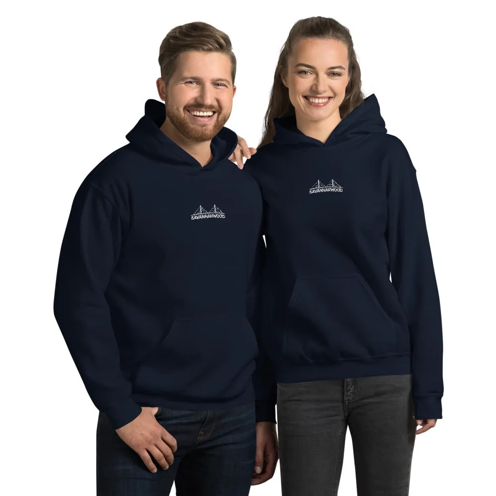 Unisex Hoodie Embroidered Savannahwood Logo