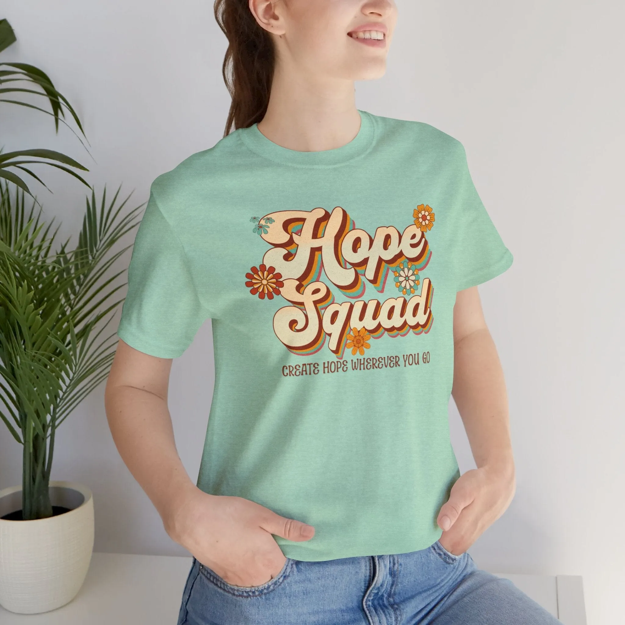 Unisex Hope Squad | Womens Short Sleeve Bella Tee | 4 colors | S-5XL | Hope Swag