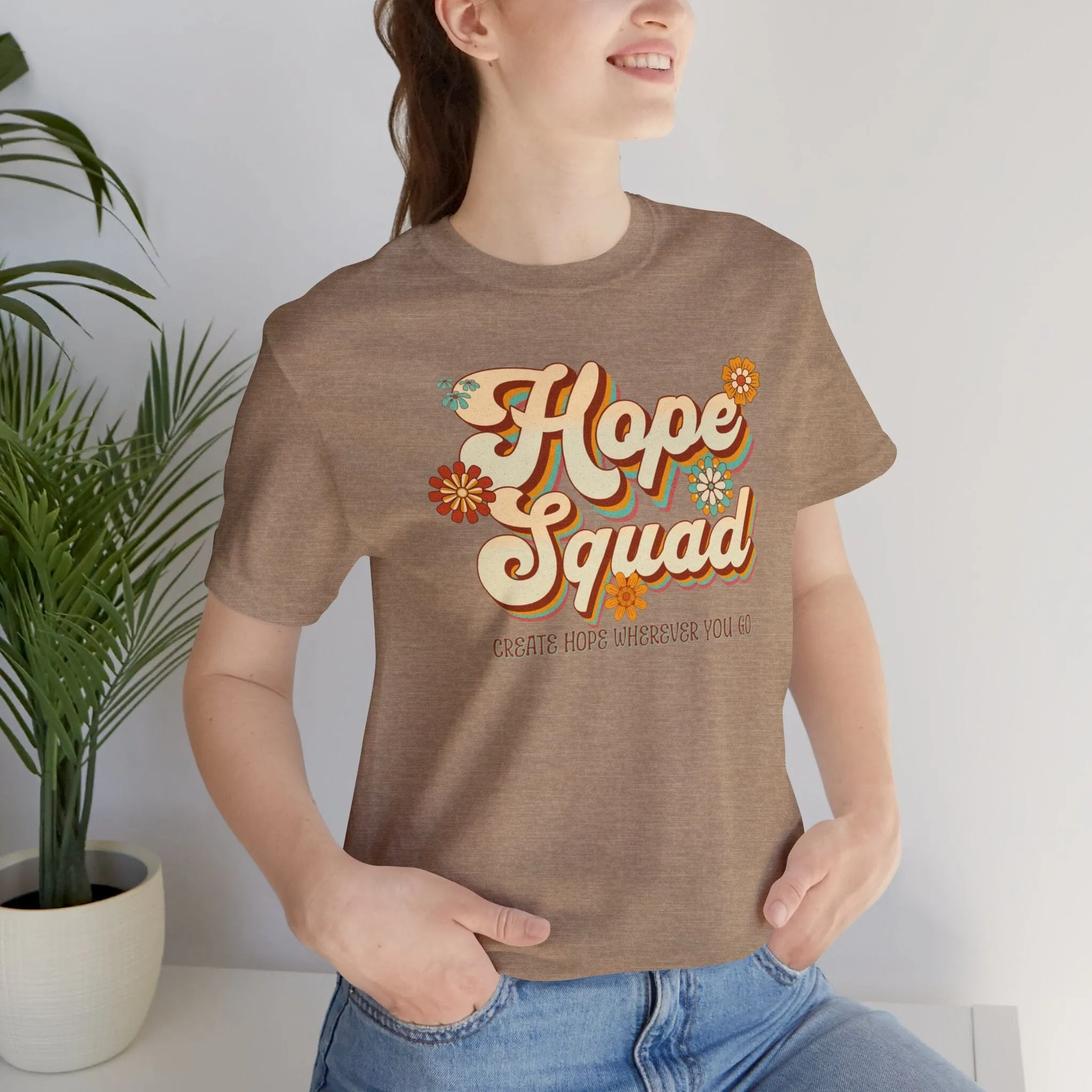 Unisex Hope Squad | Womens Short Sleeve Bella Tee | 4 colors | S-5XL | Hope Swag