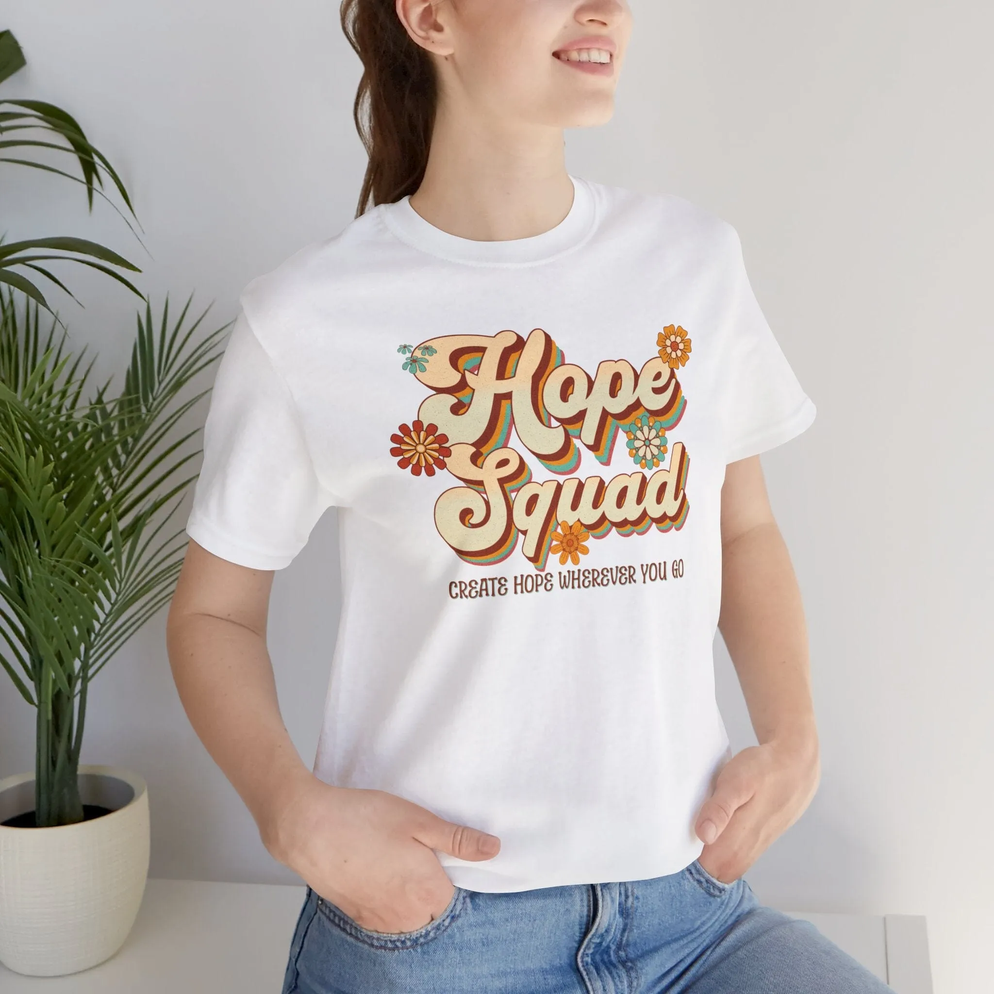 Unisex Hope Squad | Womens Short Sleeve Bella Tee | 4 colors | S-5XL | Hope Swag