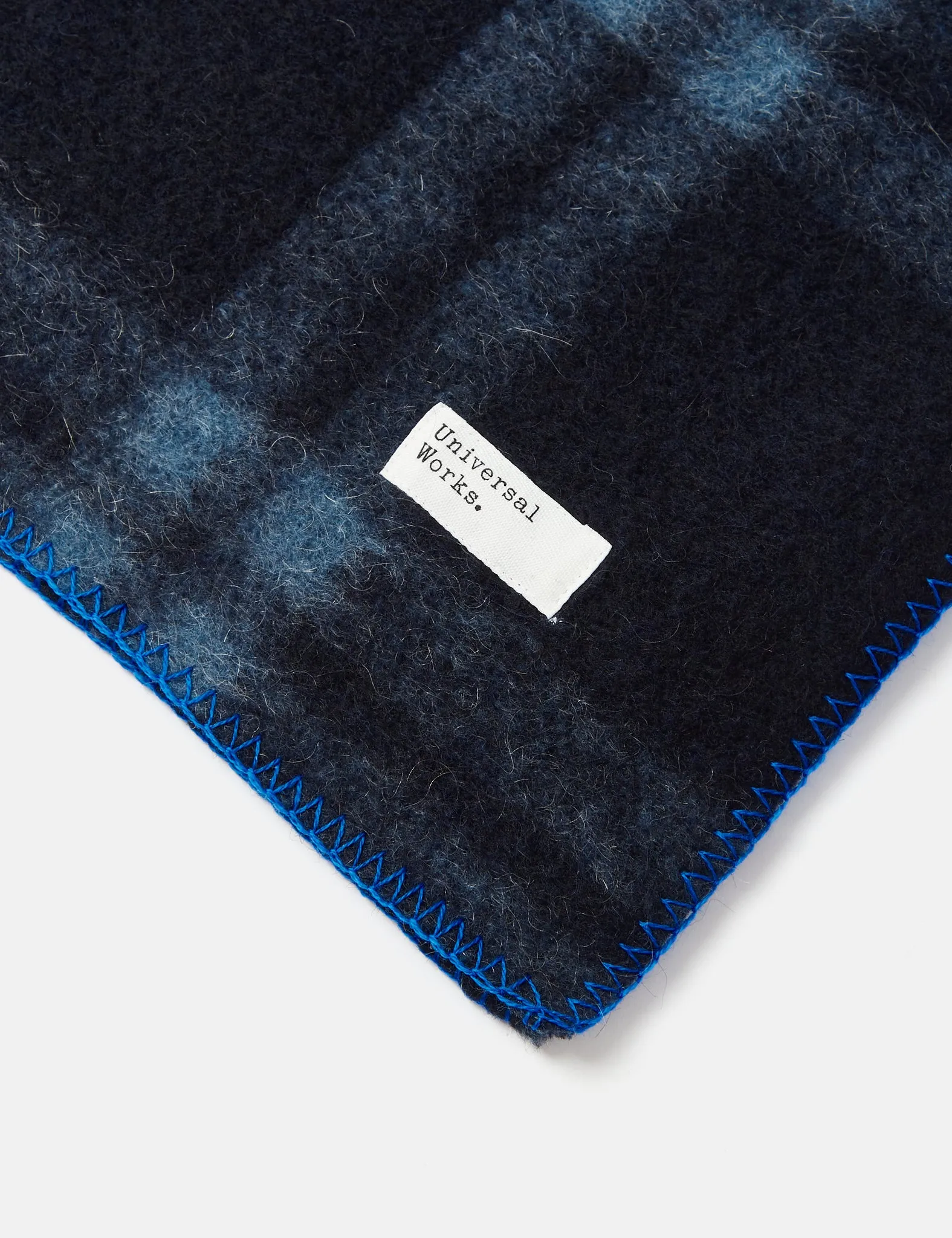 Universal Works Blanket Scarf - Navy Blue