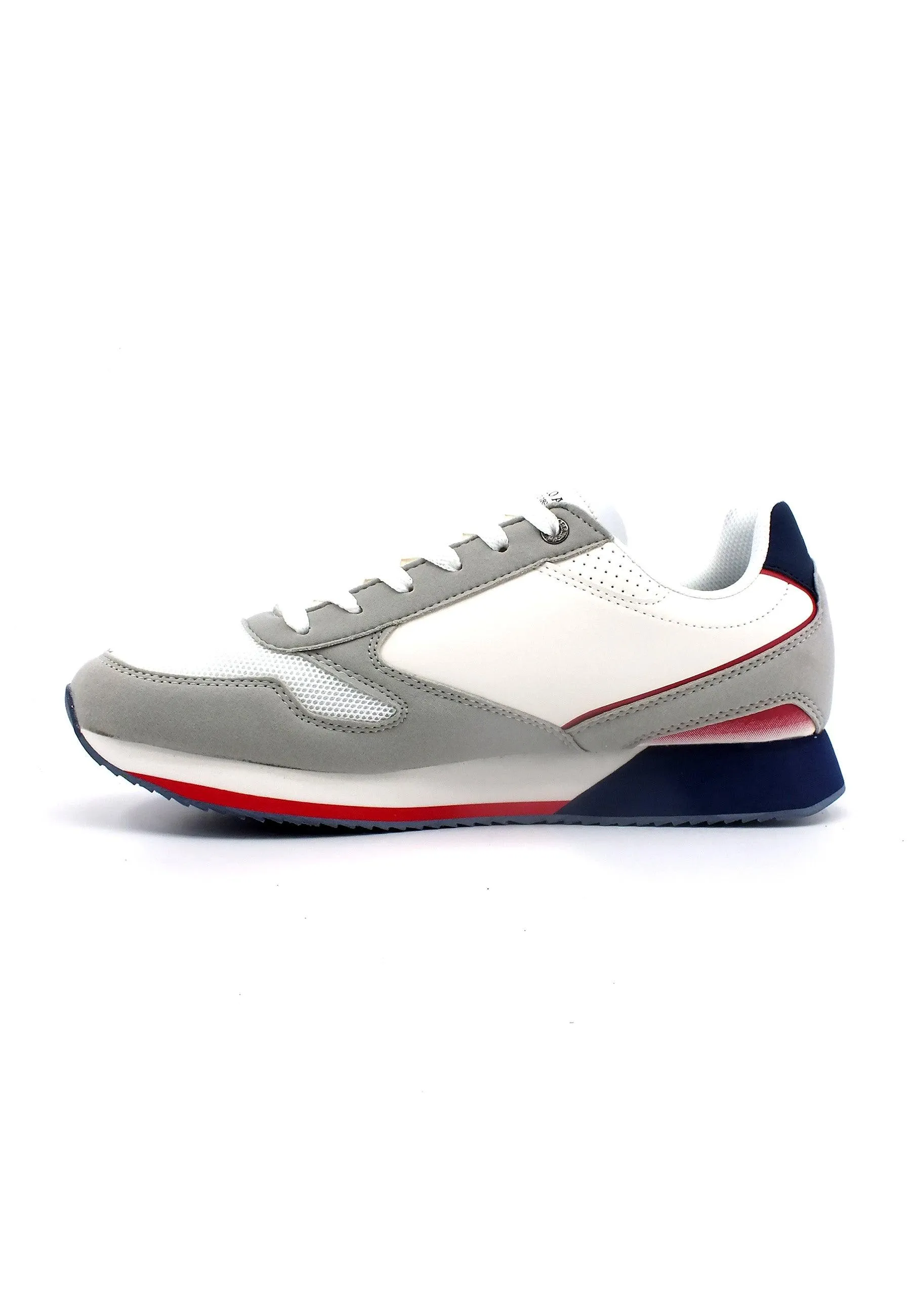 U.S. POLO ASSN. Sneaker Uomo White Blue NOBIL003