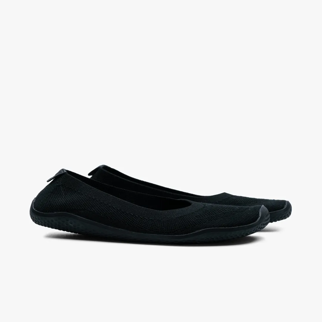 Vivobarefoot Asana Yin Ballerina Knit Womens – Obsidian