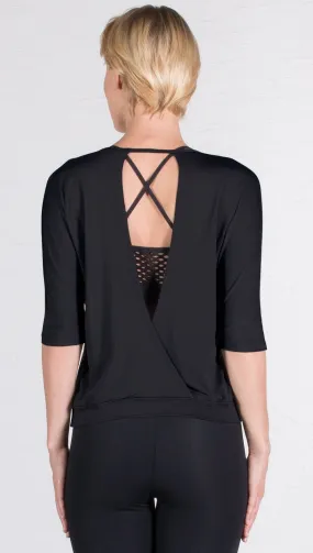 WERK - the Open Back Dolman - Black