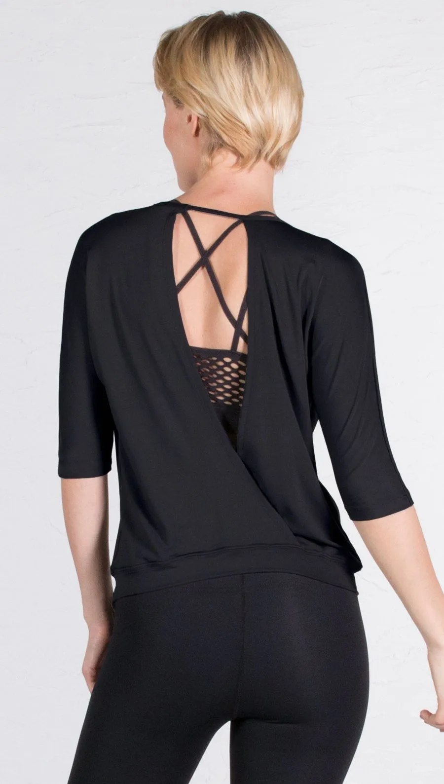 WERK - the Open Back Dolman - Black