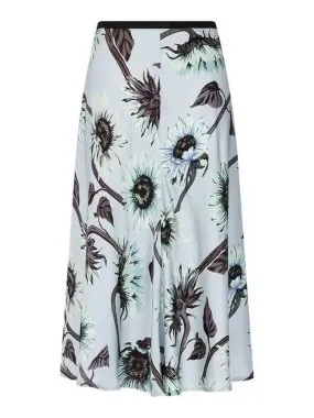 Women s Sunflower Viscose Flare Skirt Light Blue 270422