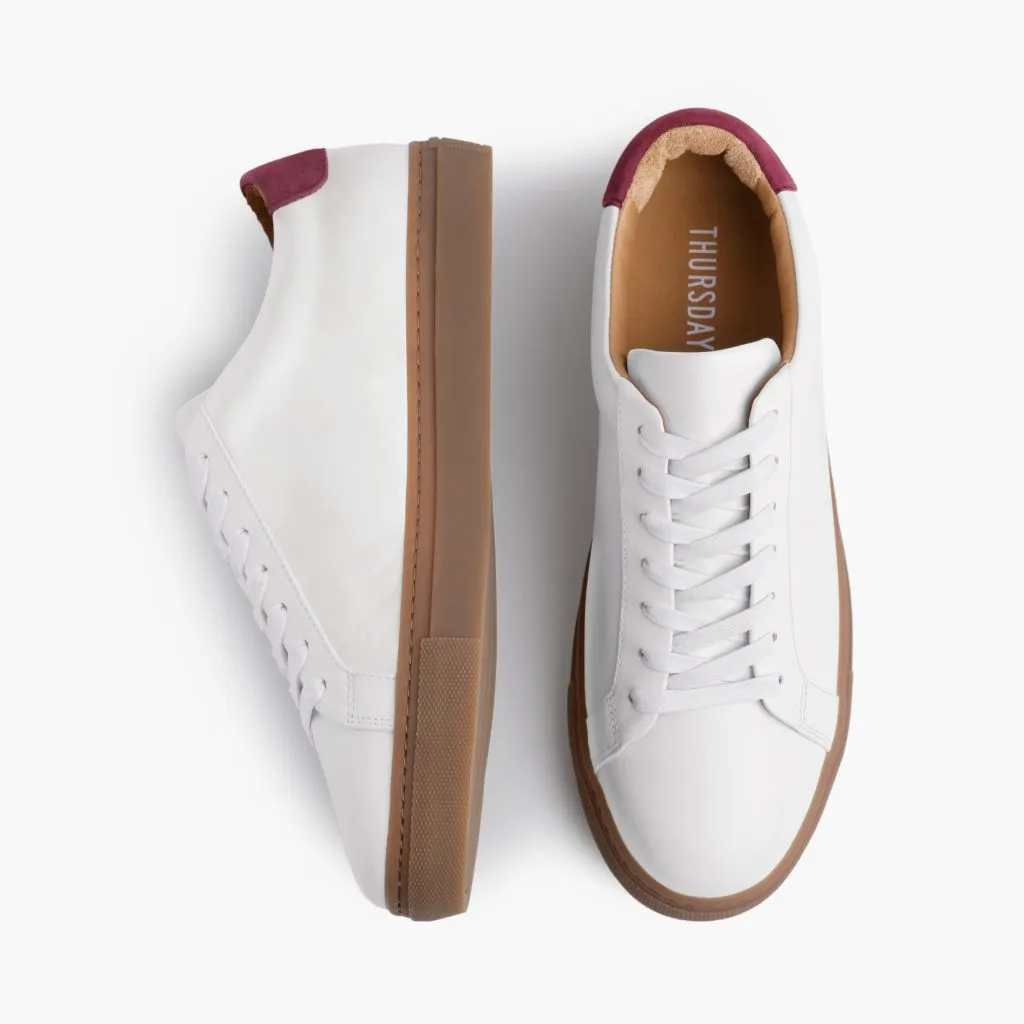 Women's Legacy | White x Burgundy