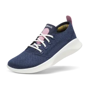 Women's SuperLight Tree Runners - Deep Navy/Basin Pink (Natural White Sole)