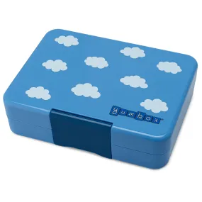 Yumbox Snackbox Sky Blue Clouds with Rainbow Tray