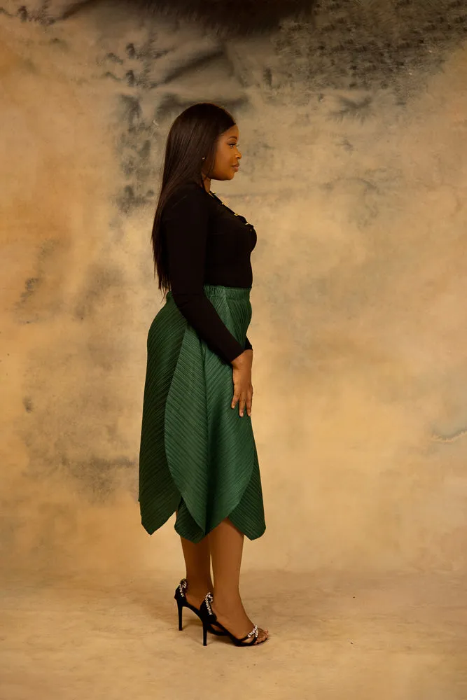 ZINNY ZUKI SKIRT - GREEN