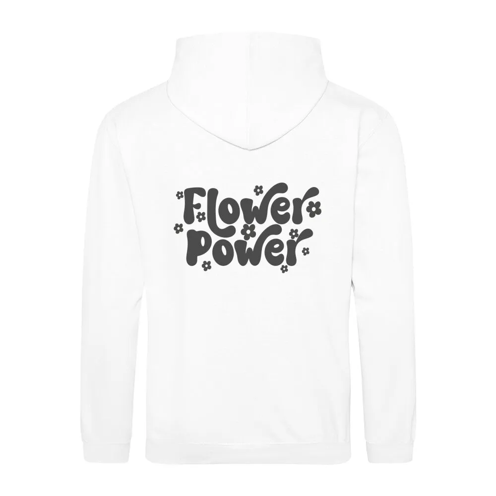 Zipper Hoodie Flower Power Unisex