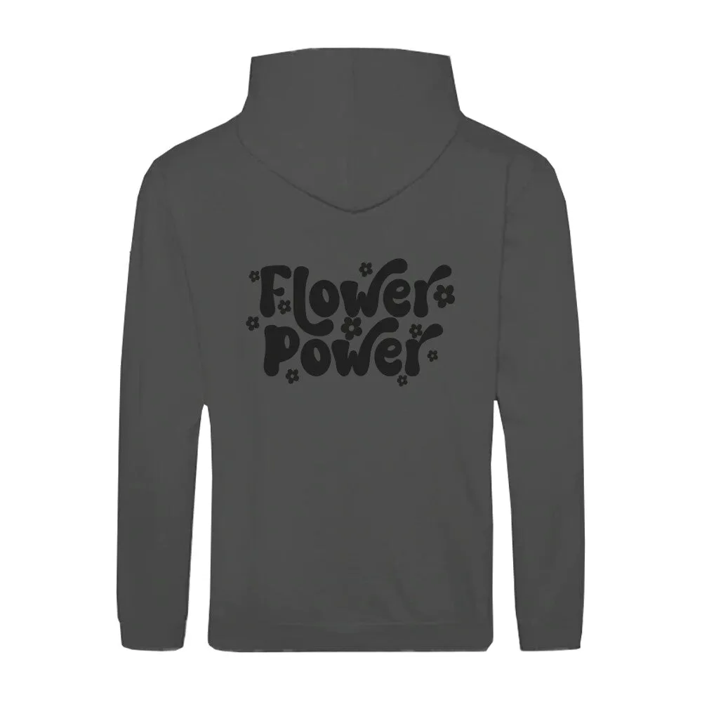 Zipper Hoodie Flower Power Unisex