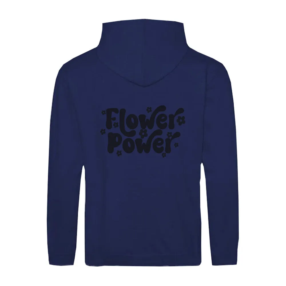 Zipper Hoodie Flower Power Unisex